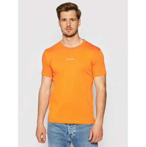 Calvin Klein oranžové tričko - S (SEK)